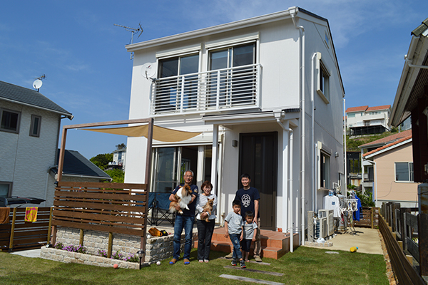 外壁も塗り替えてリニューアル