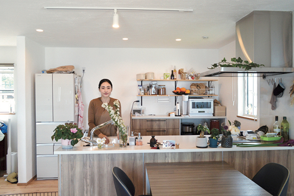 海が見えるキッチン